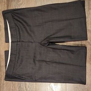 ❤ ELIE TAHARI CARCOAL GRAY VIRGIN WOOL PANTS / TROUSERS, 8 (29)
